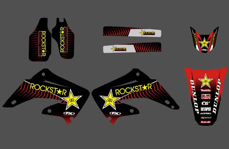 Графические наклейки для Honda CR125 CR250 CR 125 250 2002-2012 2003 2004 2005 2006 2007 2008 2009 | Автомобили и