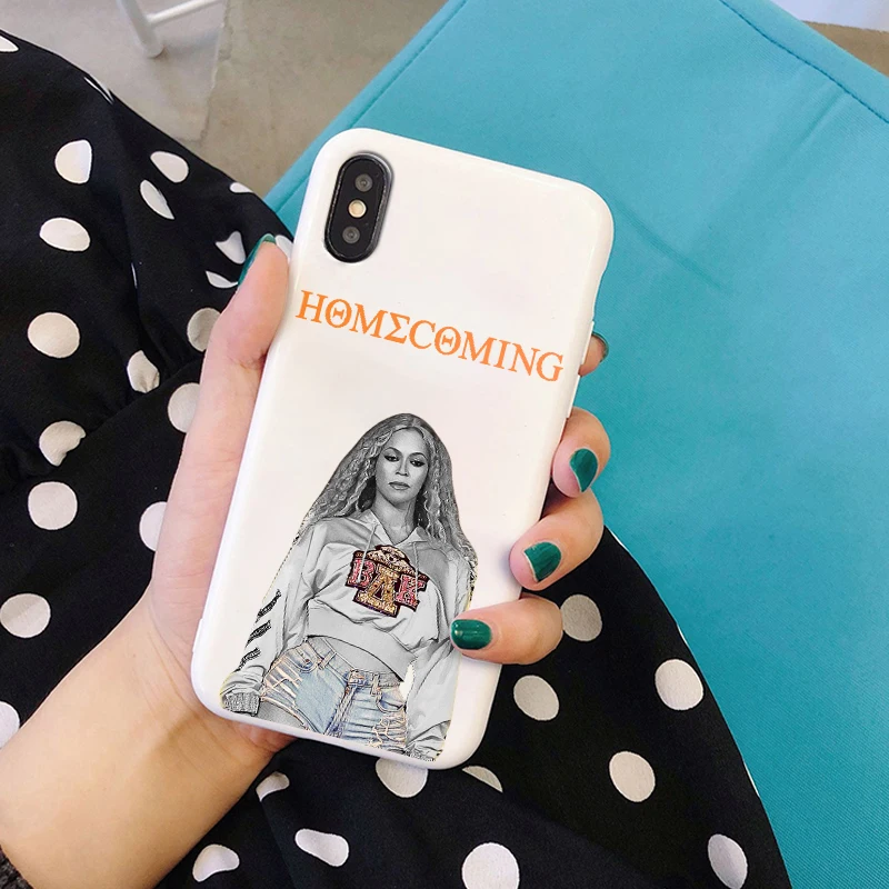 Beyonce альбом для встречи выпускников мягкий силиконовый карамельный цвет чехол для телефона для iPhone 11 pro max X XR XS MAX 6 7 8 plus 6s - Цвет: W-5618
