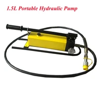 manual hydraulic hand pump 1 5l portable hydraulic pump with pressure gauge ultra high pressure pump cp 700b