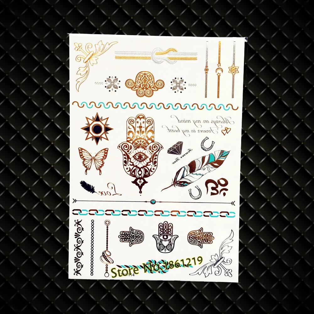 Женская наклейка с искусственным рисунком женская сексуальная тату-паста