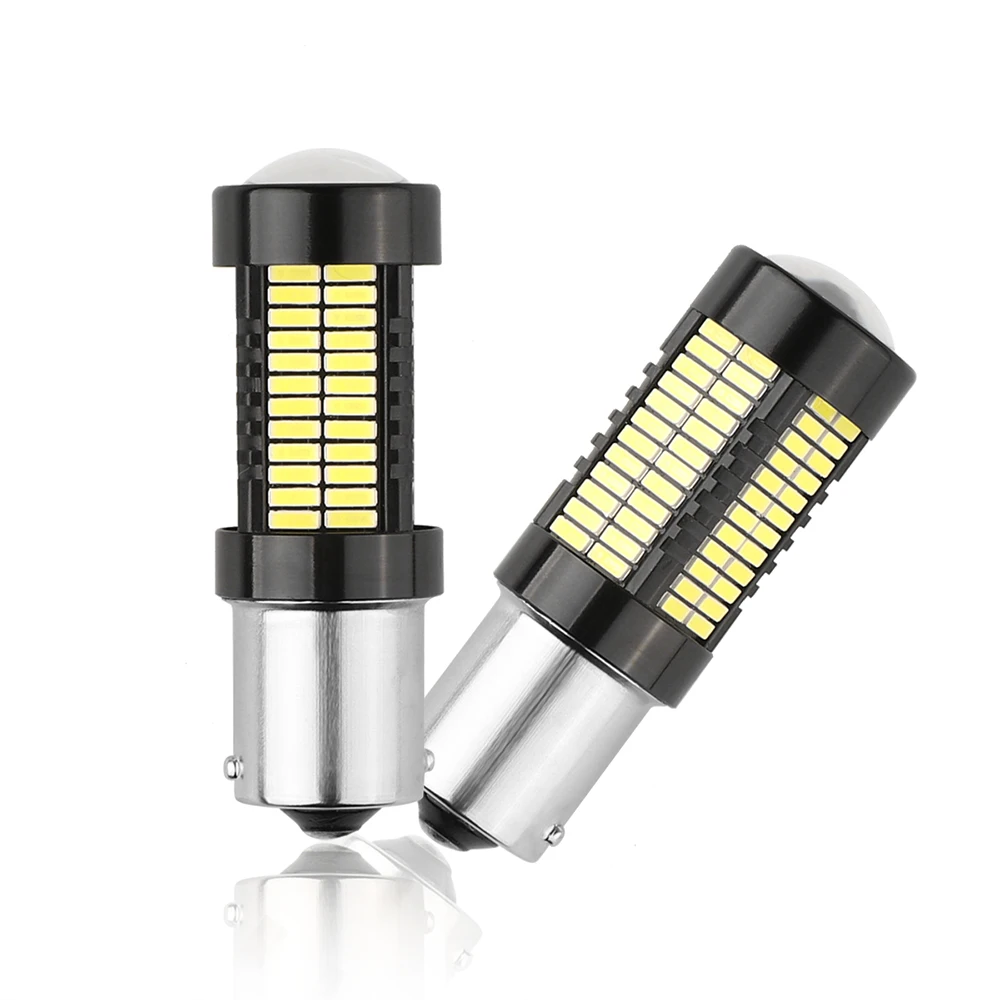 2шт Автомобильный головной светильник DRL Дневной ходовой для вождения 40 Вт 1156 4014SMD