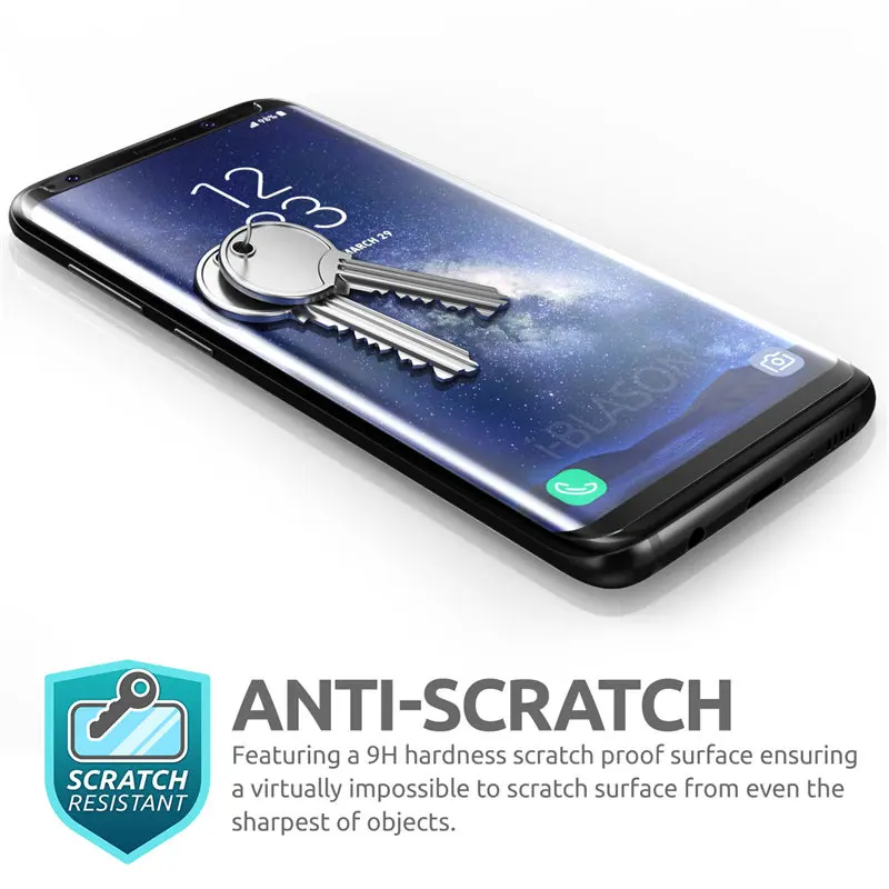 SUPCASE для Samsung Galaxy S8 5 8 &quotАнти-Царапины Премиум 3D изогнутый край анти-ударный