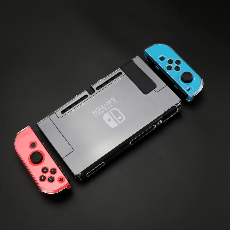 Чехол Shellnail для консоли Nintendo Switch TPU/Crystal PC защитный прозрачный жесткий чехол 3 типа