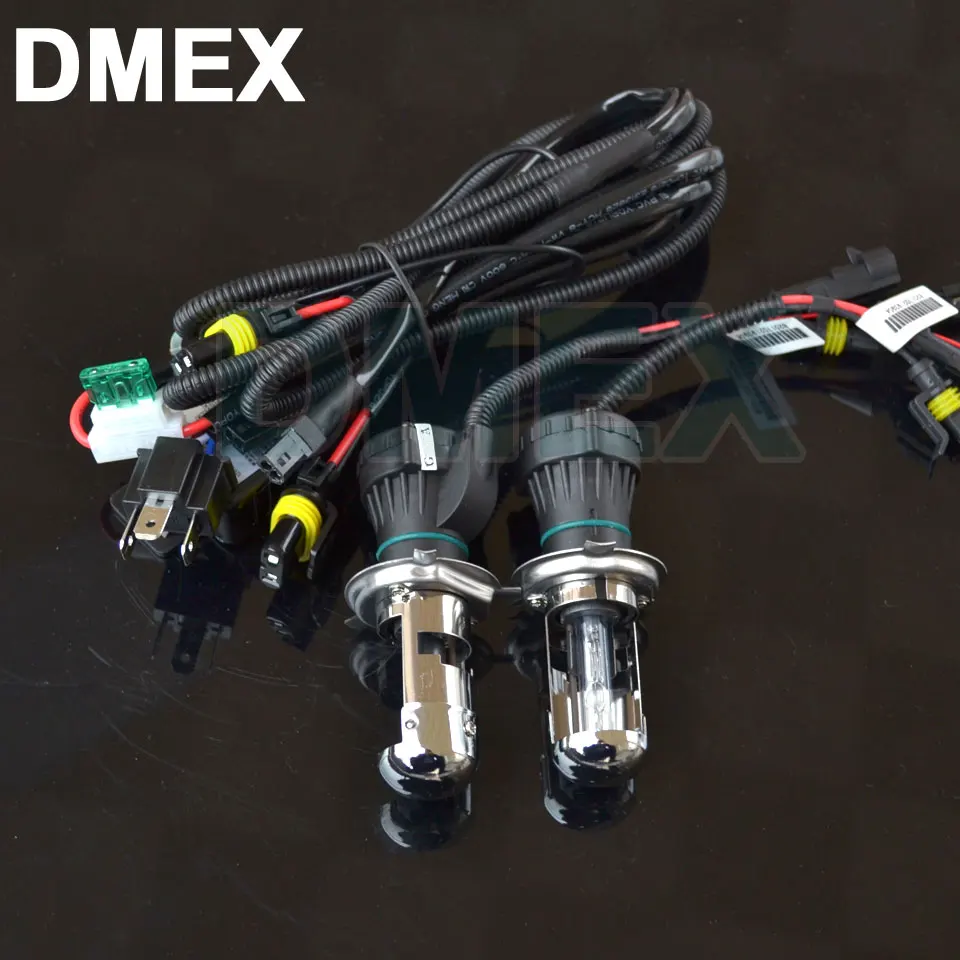 DMEX 1 комплект 12 в 24 35 Вт Быстрый старт яркий ксеноновый HID H4 H13 9004 9007 биксеноновый