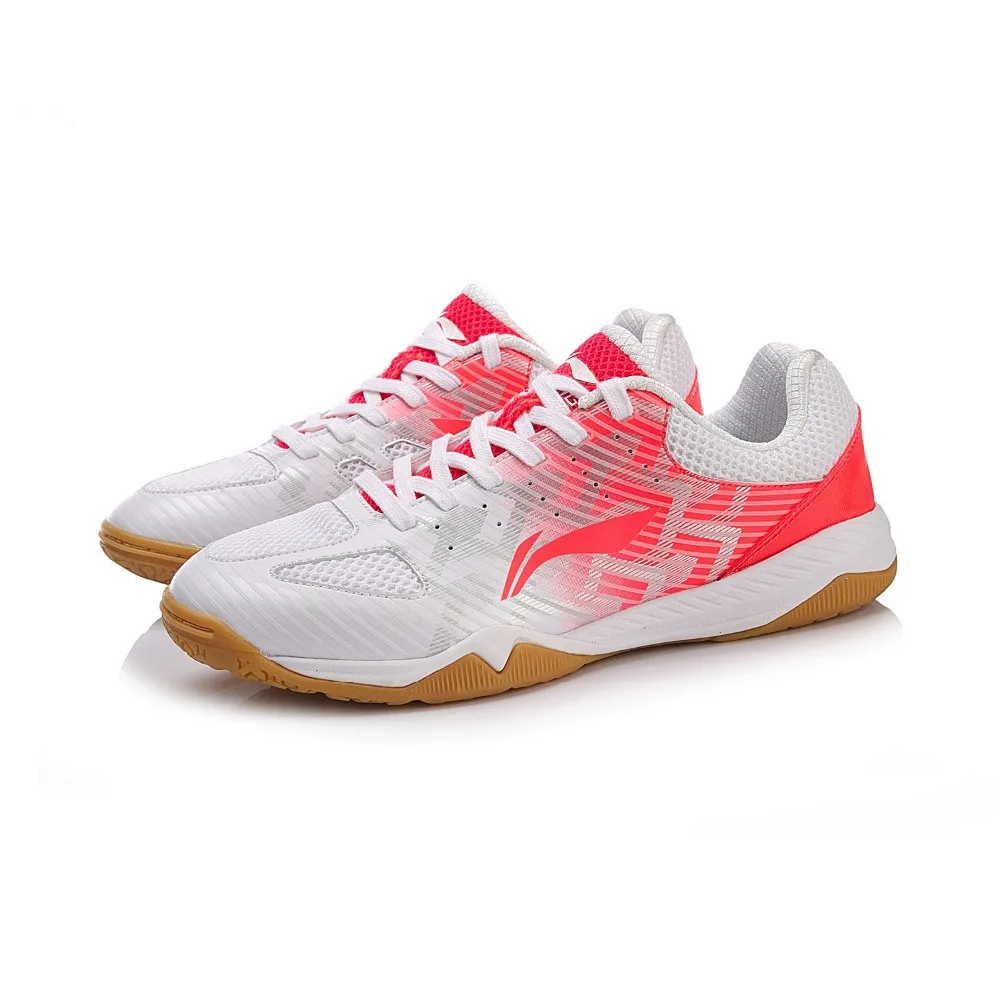 Li-Ning/Женская обувь для настольного тенниса; спортивная обувь с дышащей подкладкой; износостойкие кроссовки; APPM004 YXT019