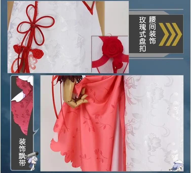 

Anime Games Azur Lane Unicorn Cosplay Costumes In Women Girls Vampire Cheongsam Dresses Cosplay Halloween Carnival Uniforms