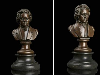 JP S1151 арт деко скульптура всемирно известная фигура Исаак Ньютон Бронзовая