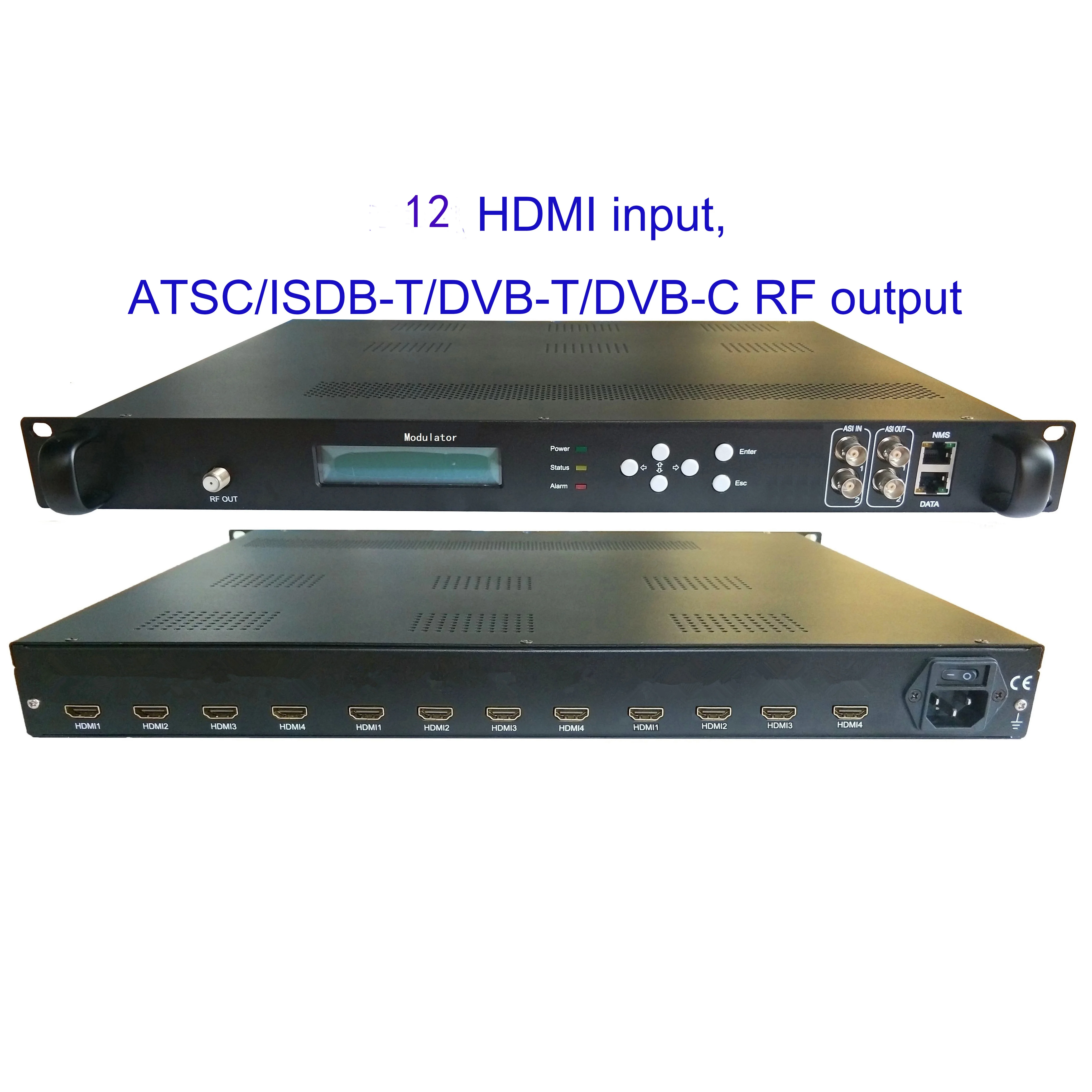 4 транспондера 1080P 12/16 HDMI to /DVB T кодировщик модулятор цифровой ТВ головное