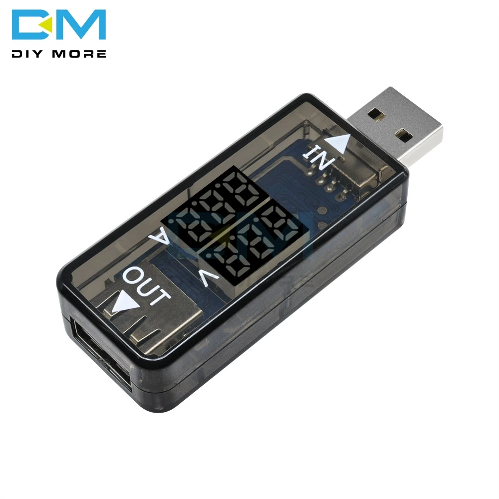 Мини 5 в USB измеритель напряжения тока тестер зарядного устройства Вольтметр