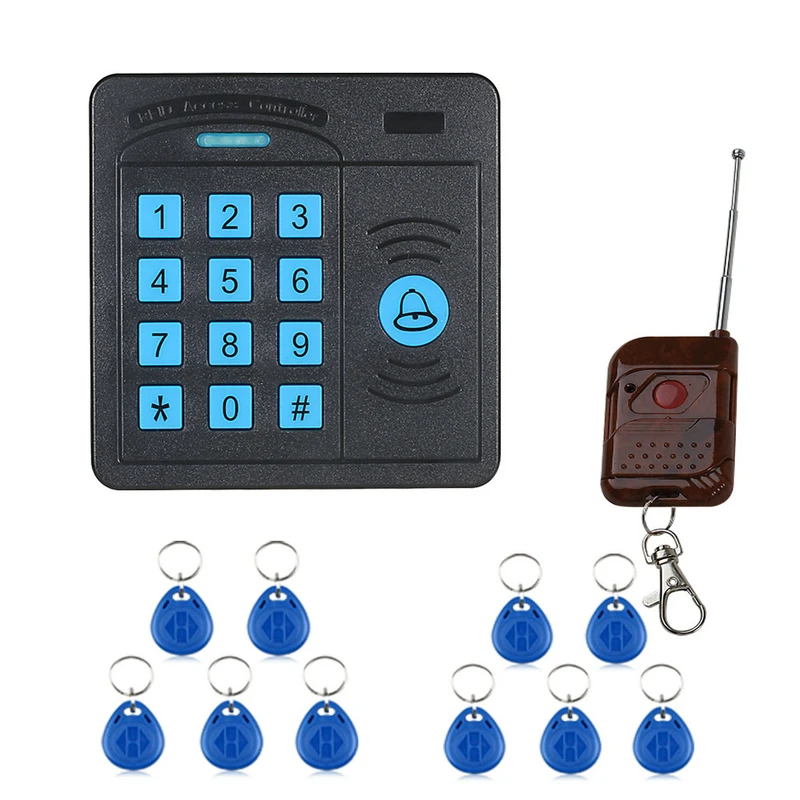 Дверной звонок с идентификацией по 10 ID карт|door access control|access controldoor lock controller |