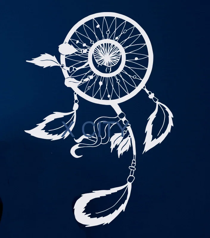 Ловец снов Наклейка на стену виниловая наклейка с перьями из родной Америки