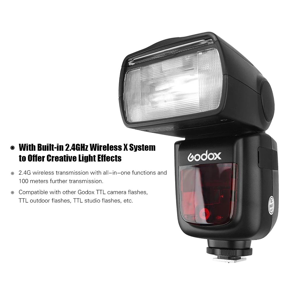 Вспышка Godox VING V860IIF новаторская TTL Li Ion для камеры 2 4G Беспроводная вспышка 1/8000s HSS GN60
