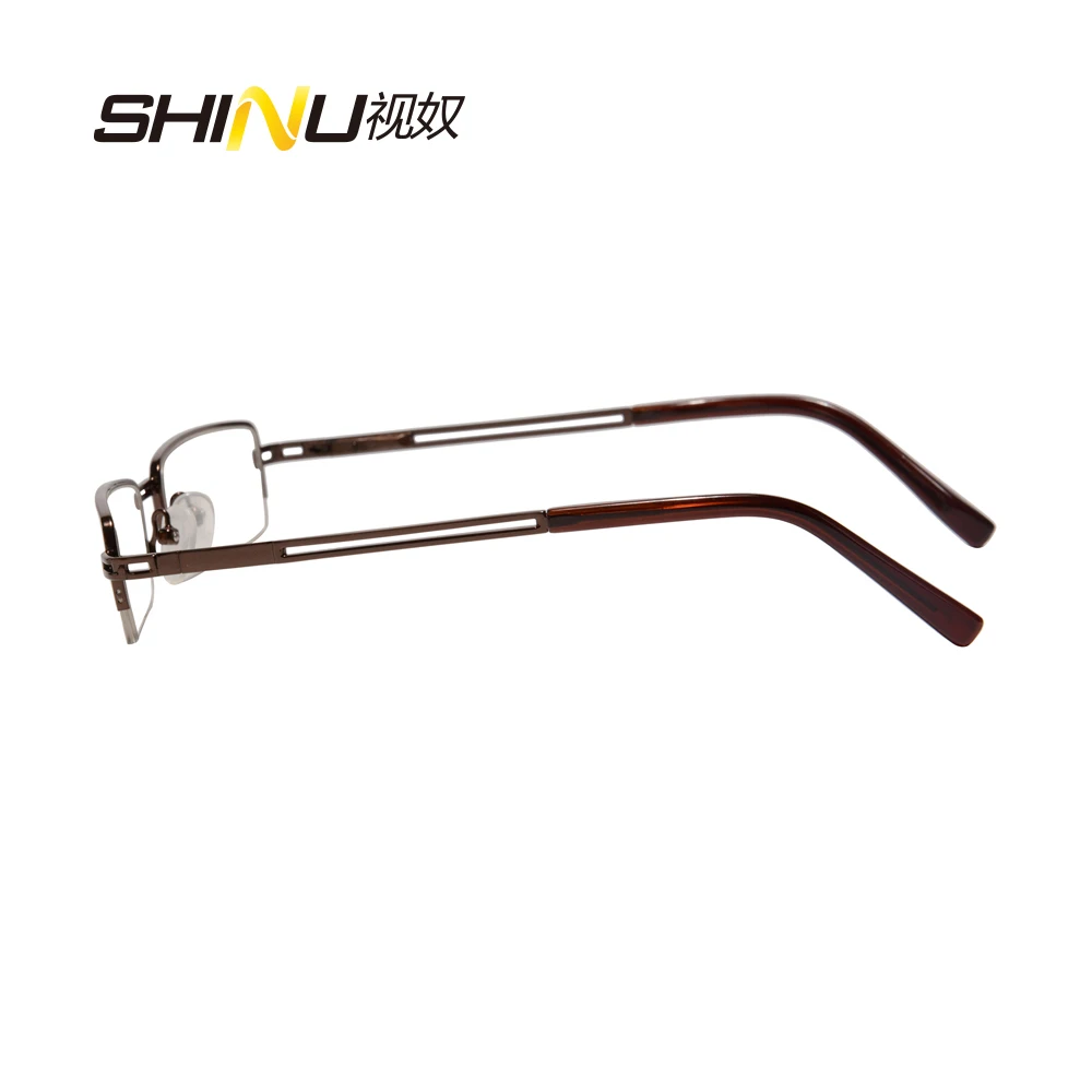 Лидер продаж полуободковая металлическая оправа для очков модная женская и