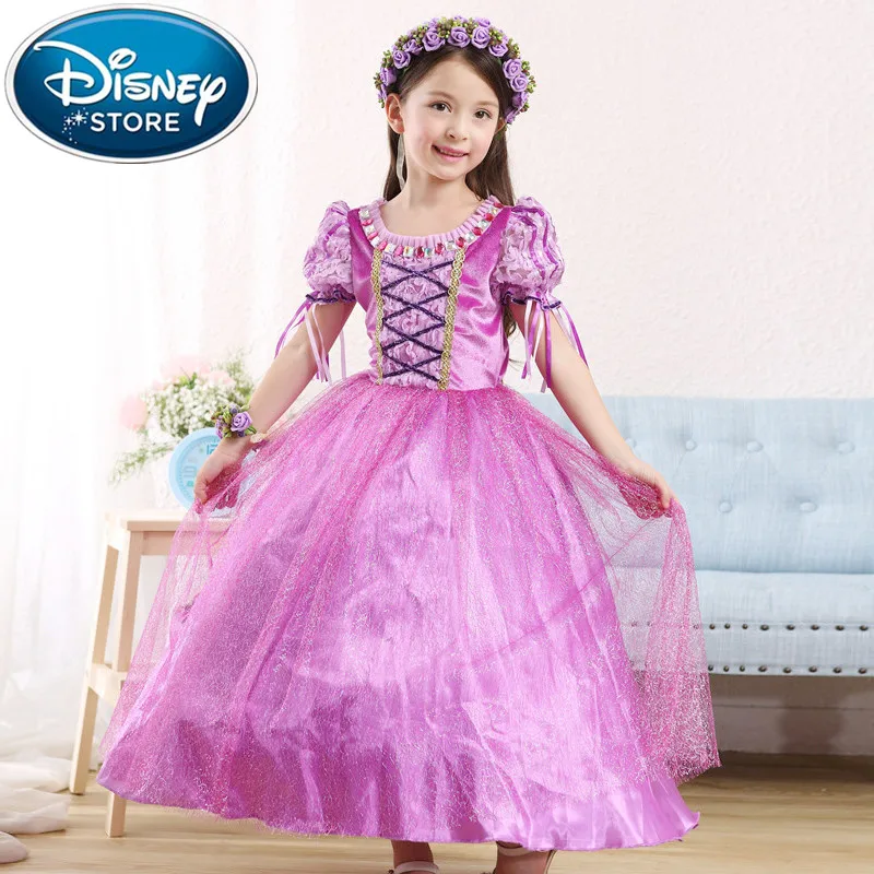 Летнее Детское платье для девочек Disney Холодное сердце платья с Золушкой Снежной