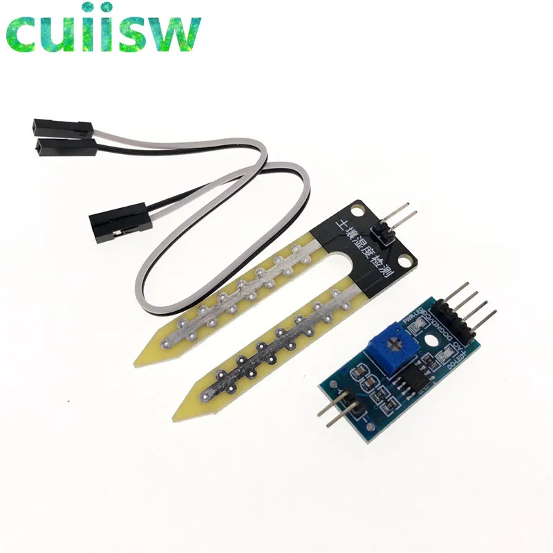 5PCS/LOT Soil moisture meter testing module soil humidity sensor robot/intelligent car for arduino | Электронные компоненты и