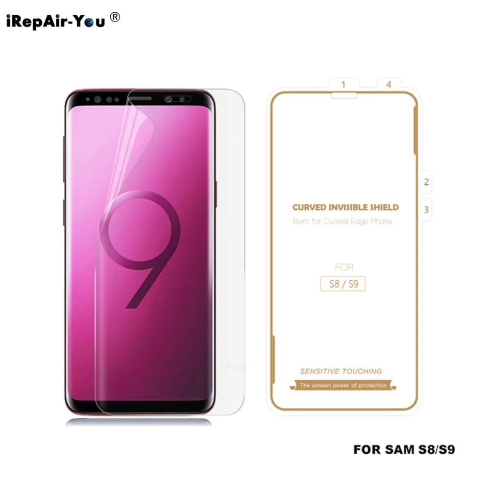 Нано-пленка изогнутая невидимая защитная пленка из ТПУ для Samsung Galaxy S10 S9 S8 Plus S7 edge