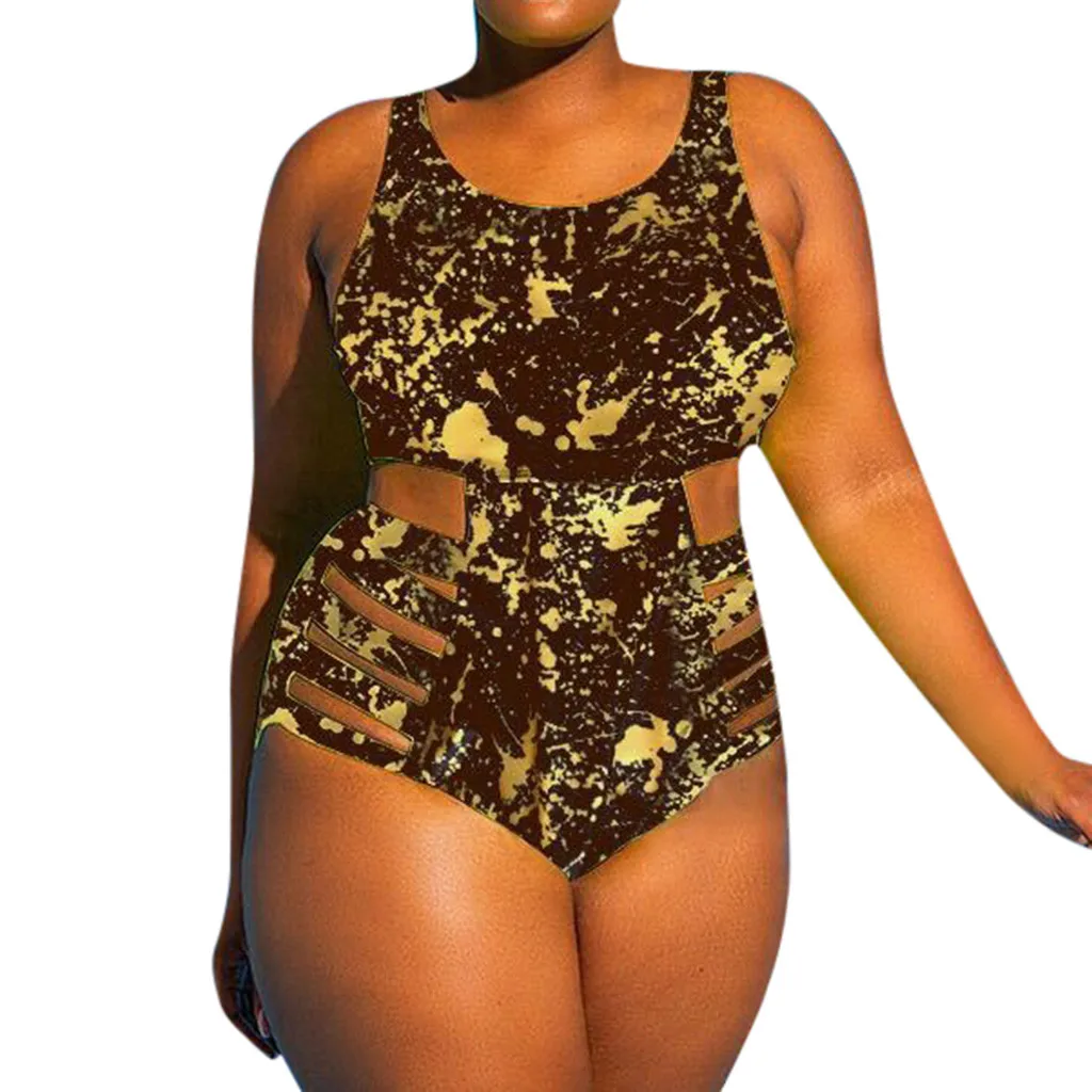 Women's Swimming Suit Sexy Bikini Swimsuit 2019 Swimwear Women Plus Size One-Piece Monokini Push Up Beachwear | Спорт и