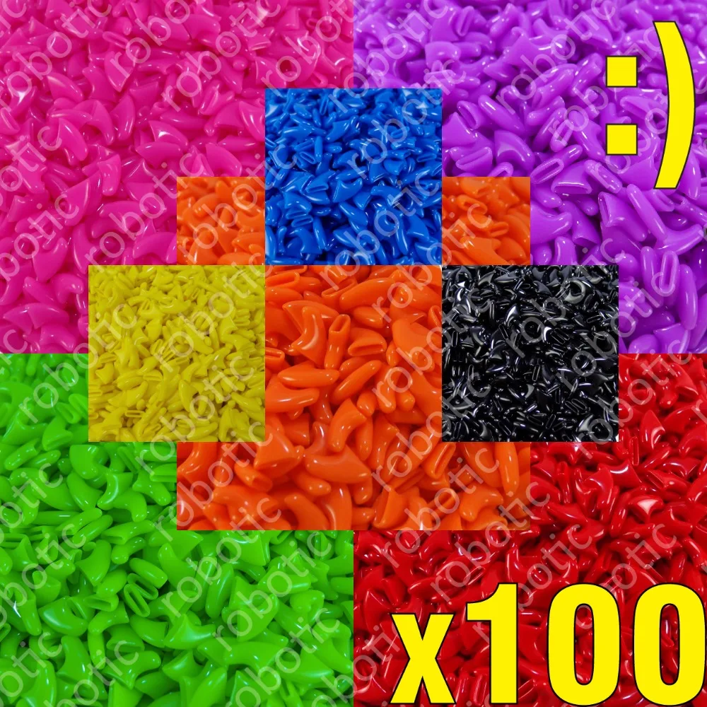 100 шт. мягкие колпачки для ногтей кошек + 5x Клей аппликатор/* XS S M L покрытие кошка ztp