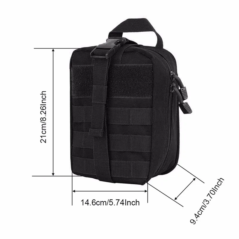 Тактическая медицинская сумка Molle, нейлоновая сумка для первой помощи, EMT, аварийная, EDC, разъемная, переносная, для путешествий, кемпинга, набор, сумка для выживания