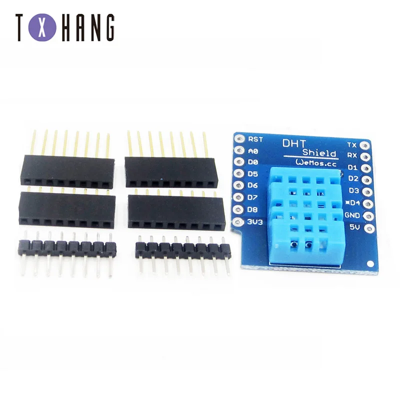 Для WeMos D1 Mini Pro WiFi Development Board NodeMcu WS2812 RGB DHT11 DHT22 реле DS18B20 BMP180 двигатель для espe266 DIY Kit |