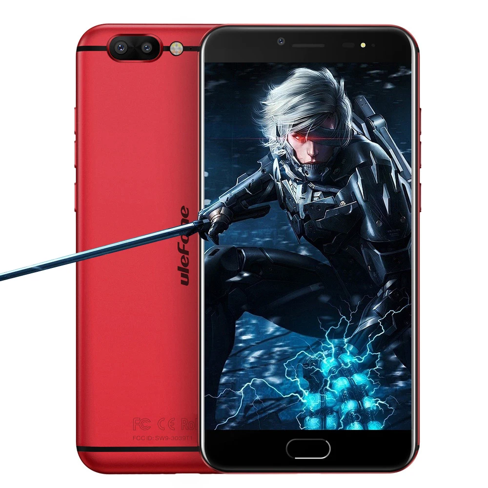 Смартфон Ulefone T1 с 5 дюймовым восьмиядерным процессором ОЗУ 6 ГБ ПЗУ 64 16 Мп + МП 3680