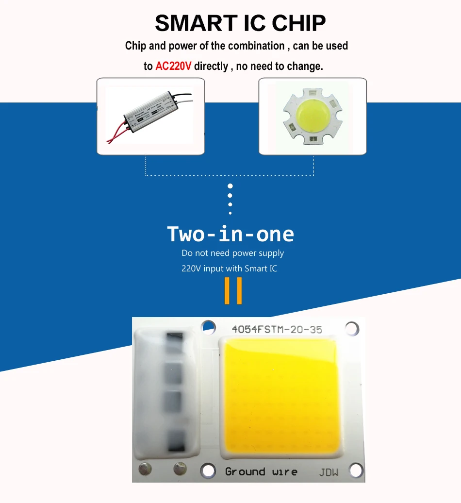 Светодиодная лампа с чипом Cob AC 220 В 230 20 Вт 30 50 Вт|230v led bulb|led bulbled bulb 20w |