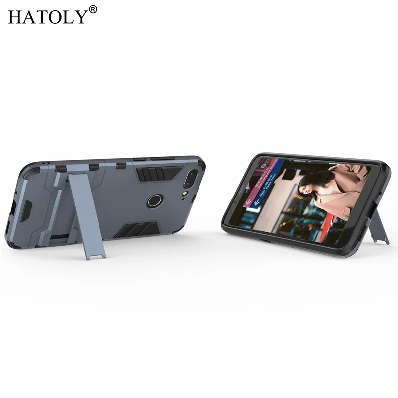 Чехол HATOLY ZTE Nubia V18 резиновый чехол в стиле робота тонкая жесткая задняя крышка для