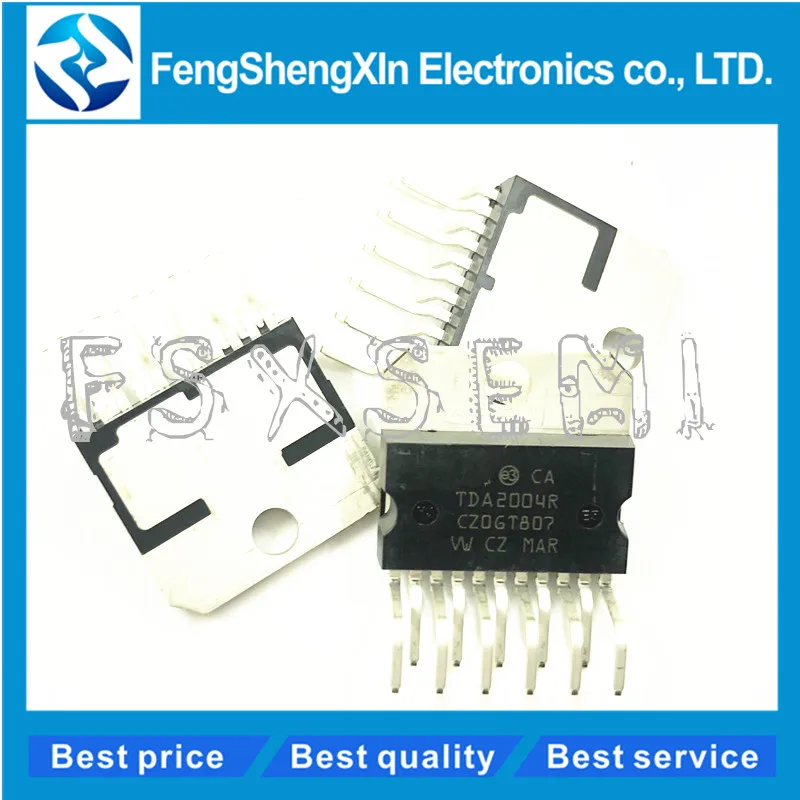 

5pcs/lot TDA2004 TDA2004R ZIP-11 stereo amplifier IC