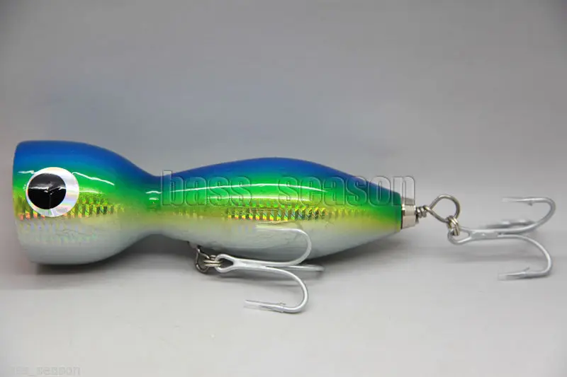 Новинка 2019 большая игра 155g 7 "Морская приманка GT Popper TopWater Surface рыболовная Woodbody |