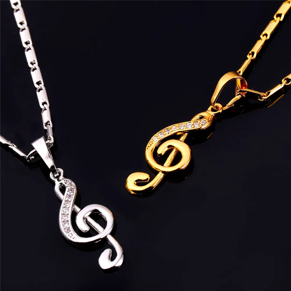 Очаровательные ожерелья и подвески для женщин с музыкальной надписью женский