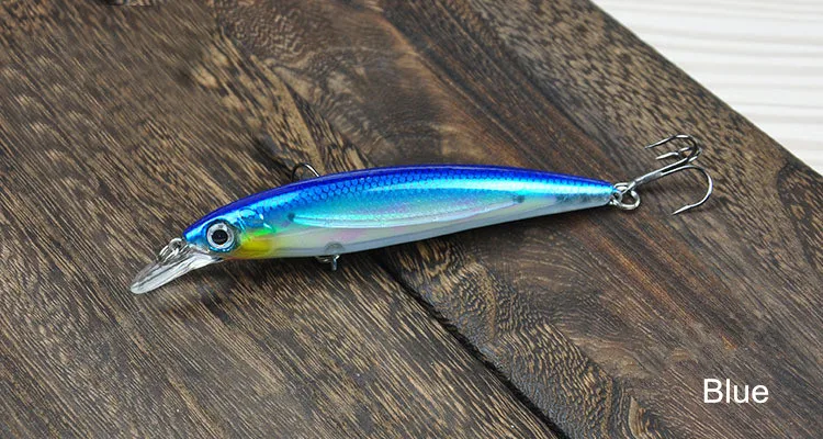 Цельнокроеное платье распродажа для рыболова ночной рыбалки Minnow приманки 14 г 110