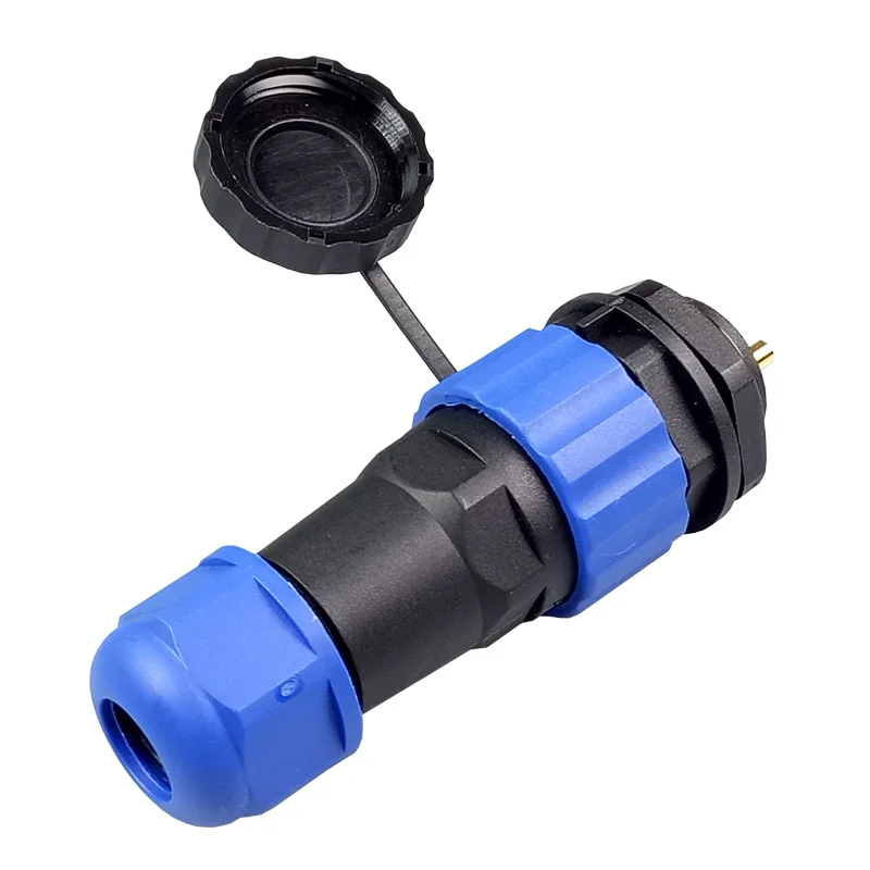 10 Sets SP20 Waterproof Aviation Connector 2/3/4/5/6/7/8/9/12 Pins IP68 20mm Circular Power Cable Male Plug Female Jack Socket |