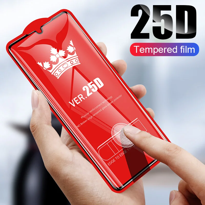 25D полностью закрывающая Защитная Стекло для huawei P30 P20 Pro Lite Экран протектор Закаленное Стекло для Honor 9 Lite 10 Стекло пленка