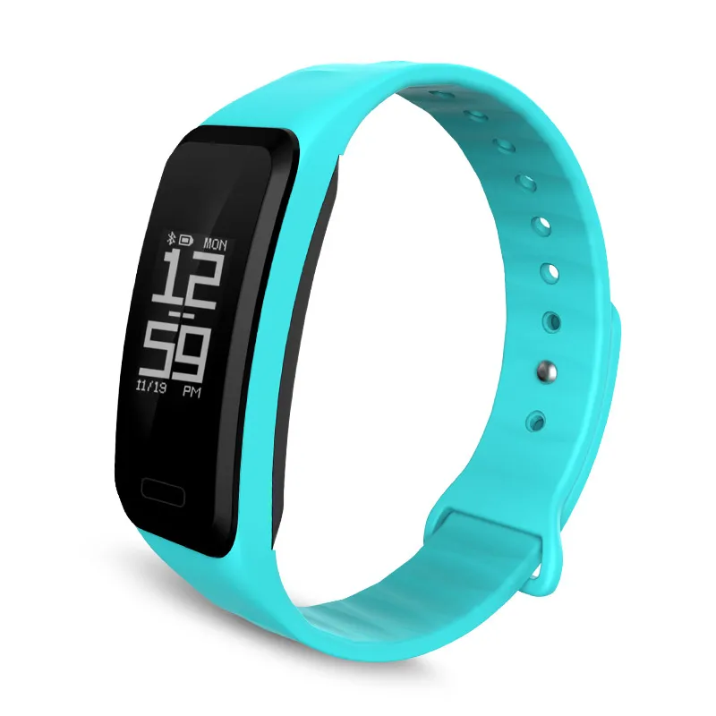 EnohpLX сердечного ритма R1 Smart Напульсники Touch браслет Bluetooth шагомер спортивные