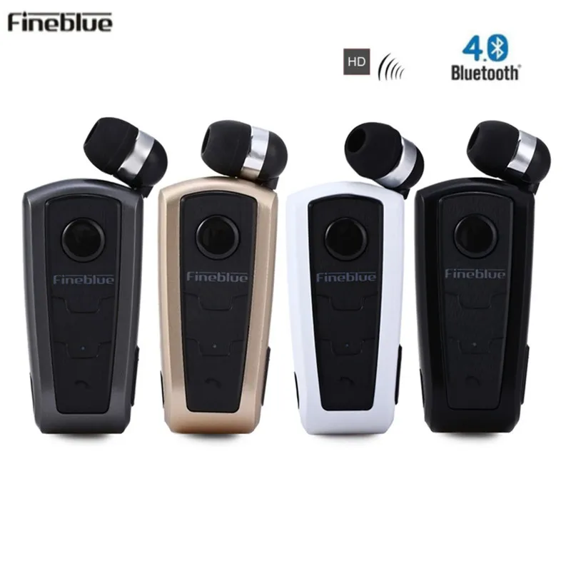 Настоящие Fineblue F910 Беспроводной Bluetooth V4.0 гарнитура виброзвонок одежда вставной