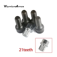 x5 set anti theft wheel screw bolt lock nut key adapter 21 teeth for volkswagen golf passat for audi a4 a6 a8 tt 8d0601139f 009
