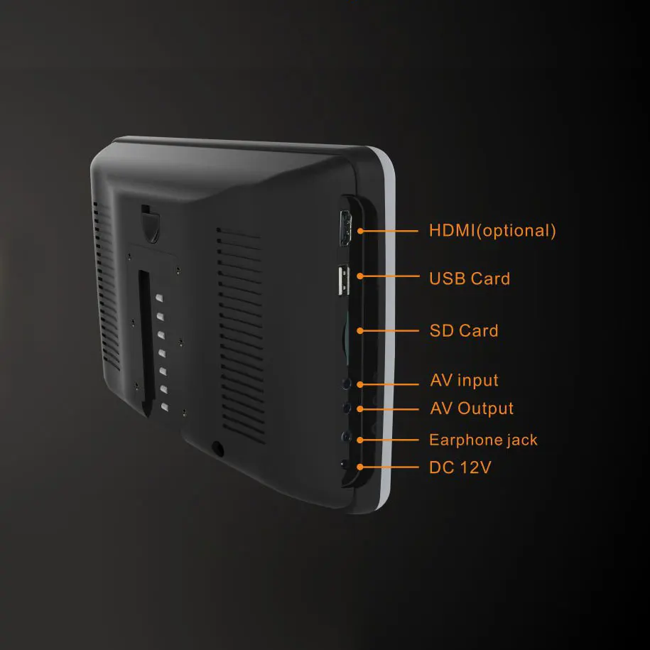 Автомобильный мультимедийный плеер с креплением на подголовник 11 дюймов HD 1080P