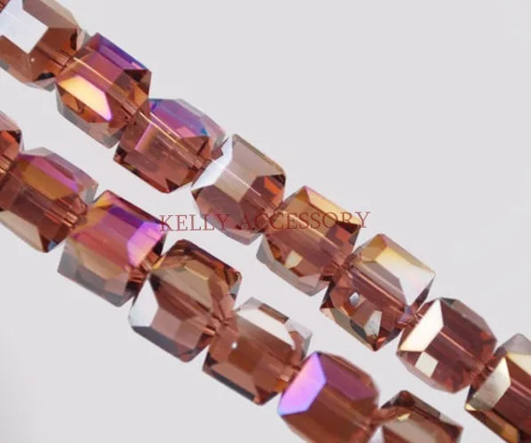 

Ювелирные изделия хрустальные Квадратные бусины! 10 мм 100 шт винно-красные AB кубические Хрустальные стеклянные бусины для изготовления ювел...