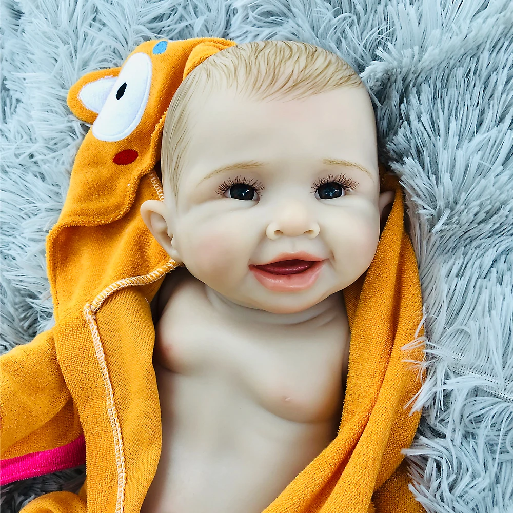 Полноразмерная силиконовая кукла-младенец Reborn подарок Playmate для девочек 50 см