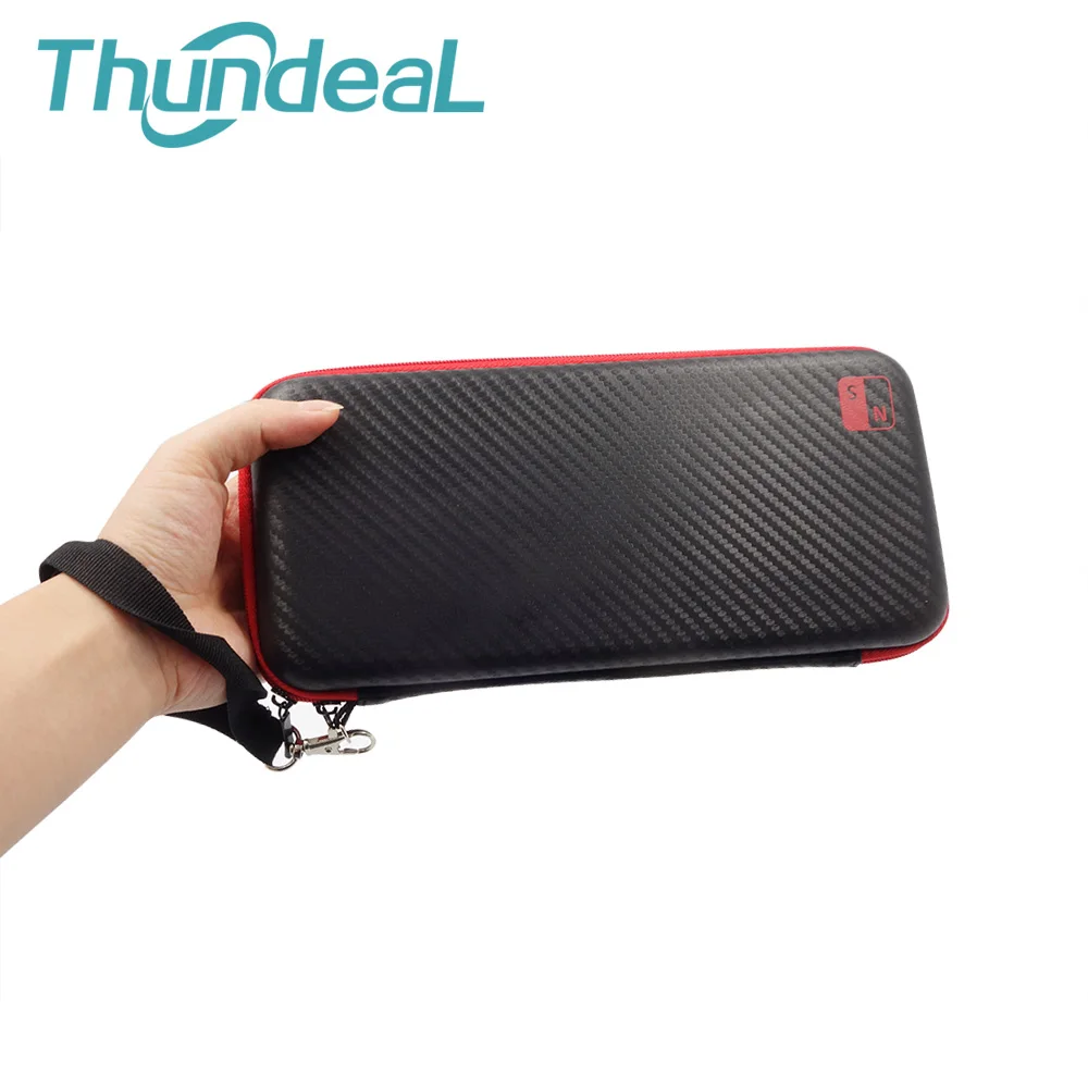 Водонепроницаемый чехол сумка для Nintendo Switch защитный из закаленного стекла с