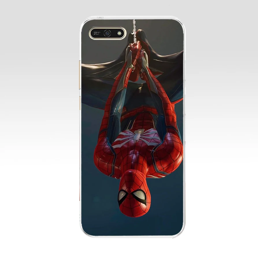 25 88SD Marvel Comics Человек-паук Мягкий силиконовый чехол из ТПУ для huawei Honor 7c 7x 7a pro 7x P20 Nova 2i 3i - Цвет: 25