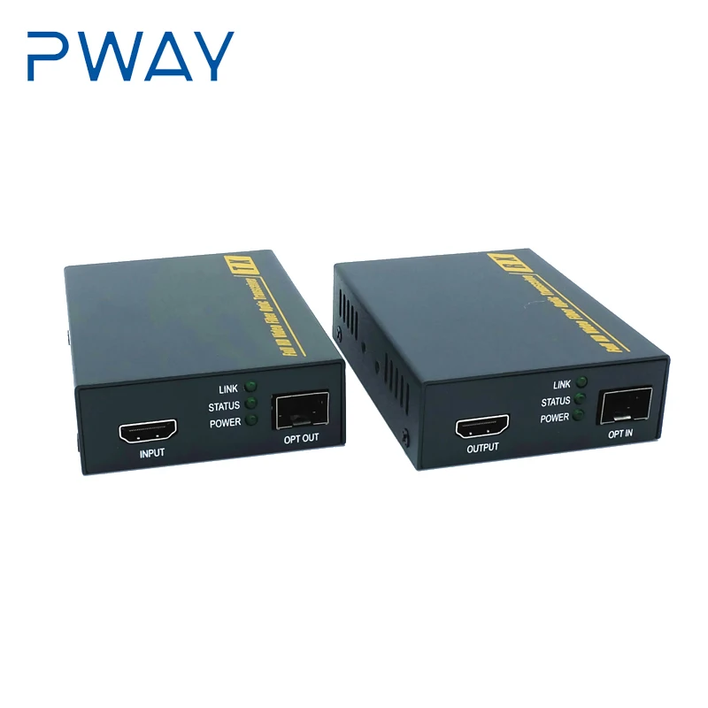 HDMI удлинитель 2 км по LC волоконно оптическая поддержка 4K * 2K @ 30Hz 3D EDID передатчик и
