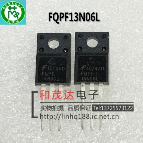 

Original New 5PCS/ FQPF13N06L 13N06L 60V 13A TO-220F MOS TO220F