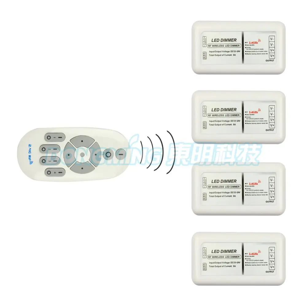 Бесплатная доставка 1 пульт дистанционного управления + 4-х цветной светодиодный