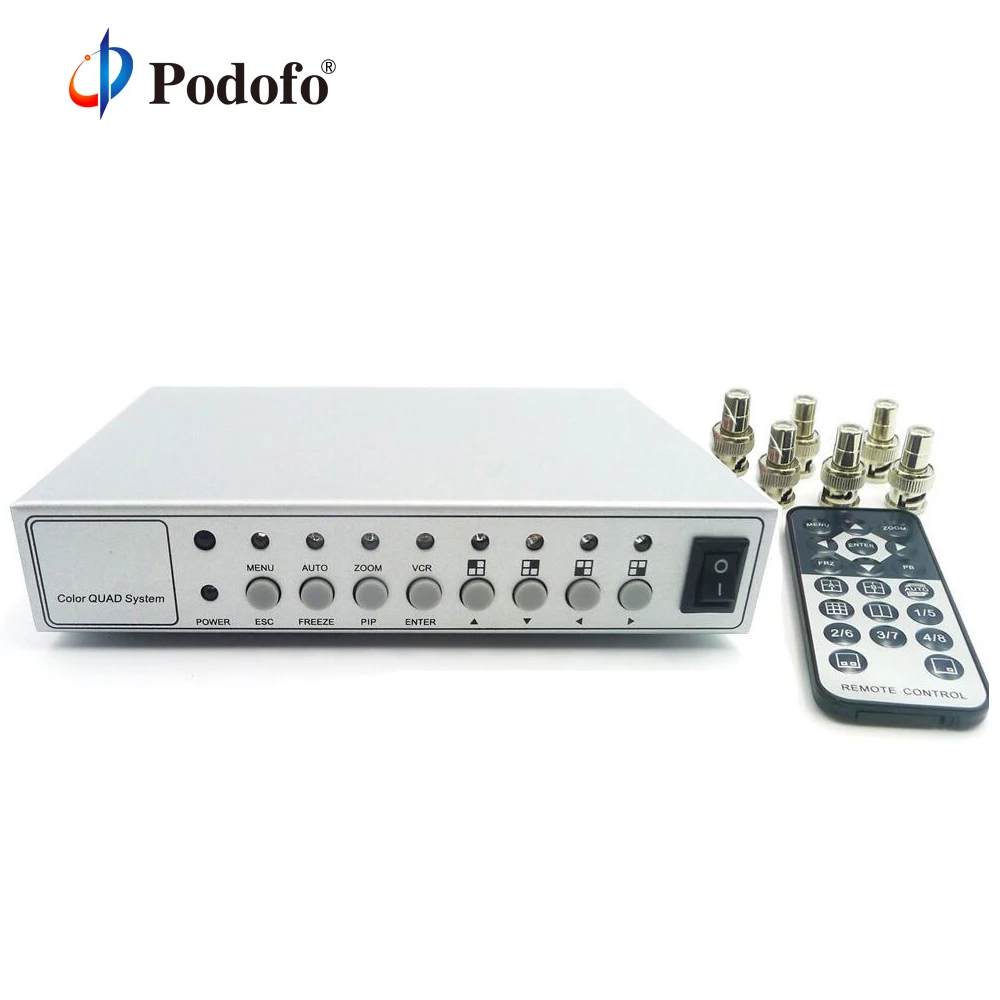 Разветвитель для видеокамеры в металлическом корпусе с пультом ДУ|adapter bnc|switcher