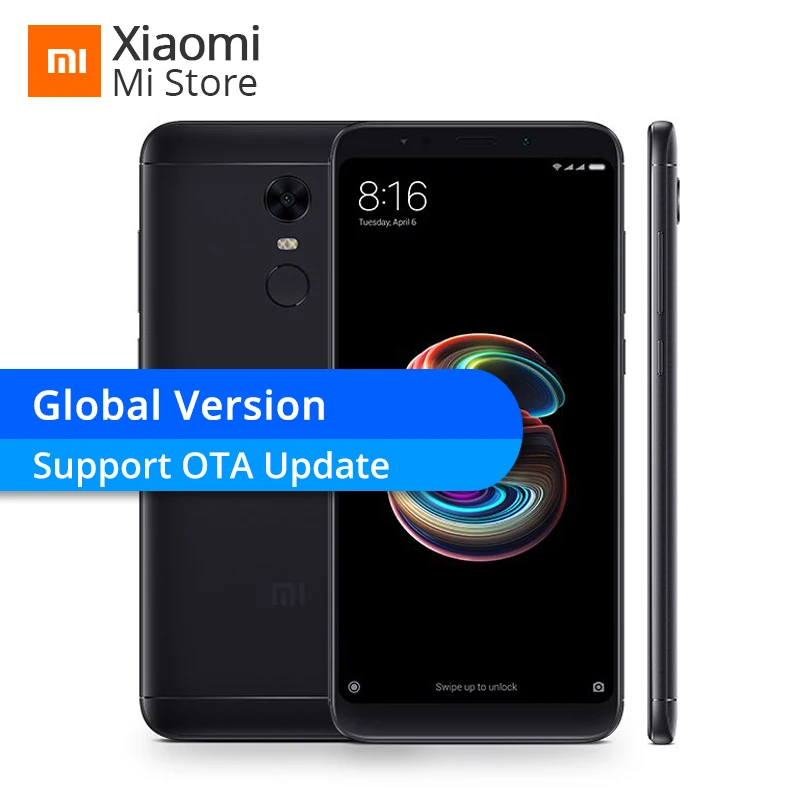Первоначально Глобальный Версия Xiaomi Redmi 5 плюс 4 GB 64 мобильный телефон Snapdragon 625 Octa