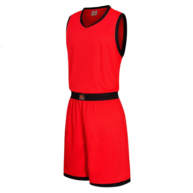 Новинка 2017 мужские баскетбольные комплекты из Джерси униформы спортивная одежда