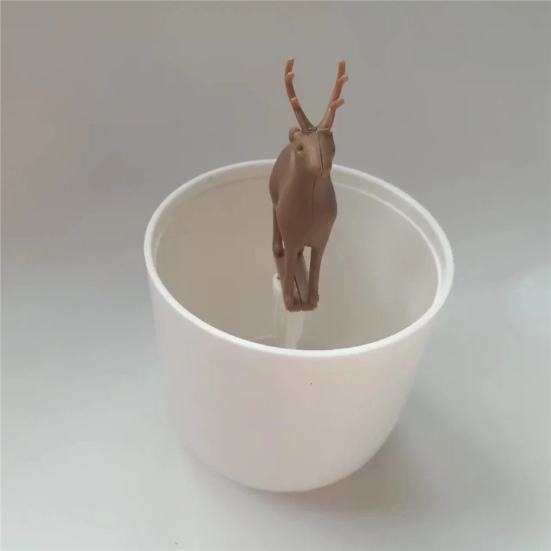 DIY зубочистка коробка животных Лось контейнер для ватных тампонов хлопок