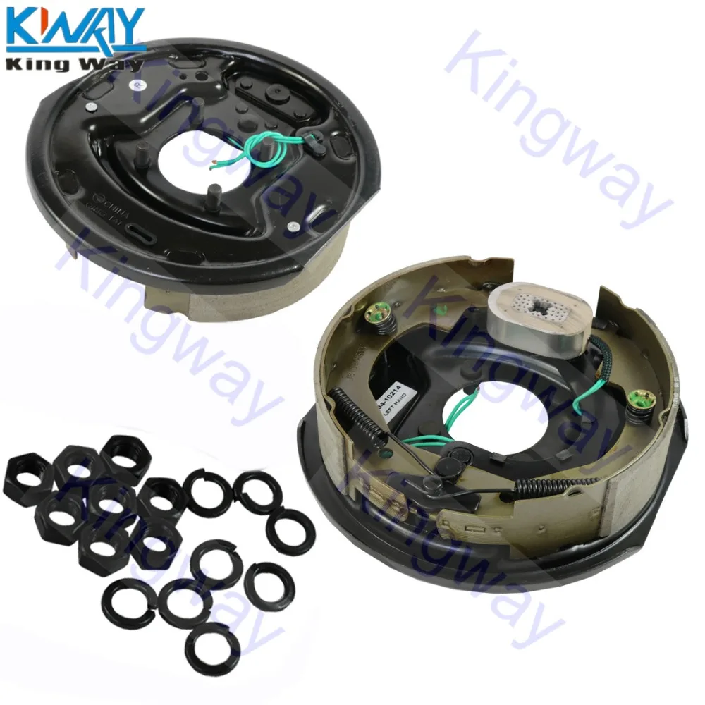 Бесплатная доставка-King Way - 2 шт. Прицеп 10 &quotX2-1/4&quot электрический тормоз 5 на 4