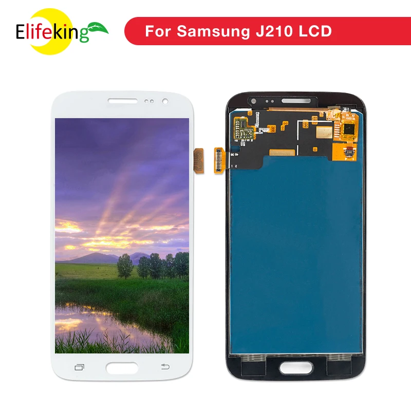 

10PCS/Lot Replacement LCD Digitizer Assembly for Samsung Galaxy J2 2016 J210 J210f Display LCD Touch Screen Adjust Brightness